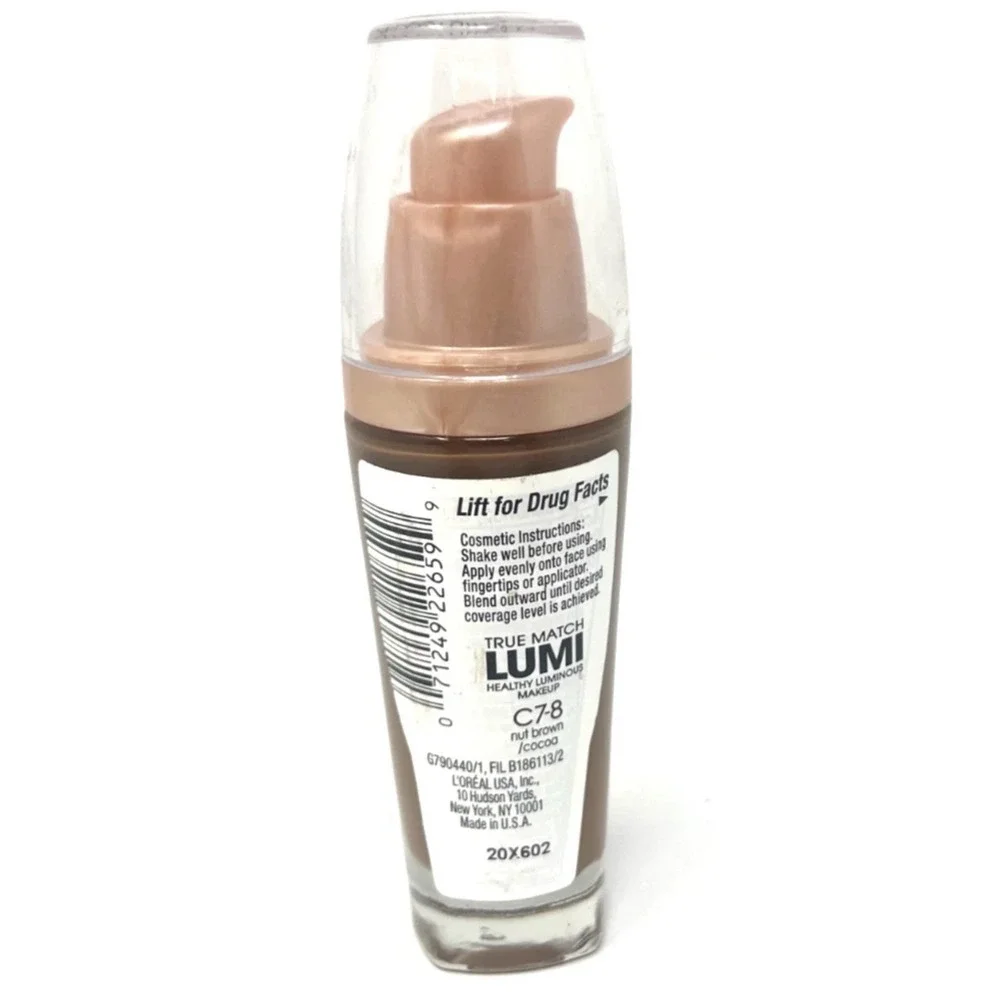 Loreal True Match Lumi Healthy Luminous Makeup Foundation C7-8 - Nut Brown Cocoa